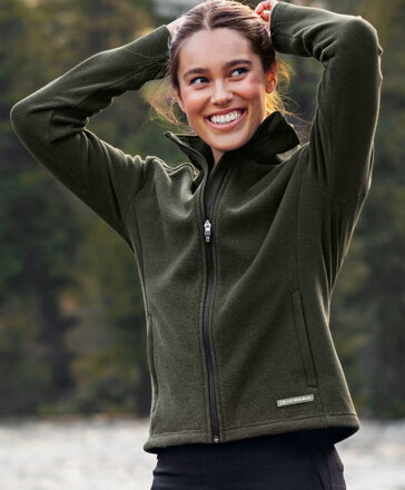 Dámska flísová celoprepínací mikina na zips Hunts Cutter&Buck