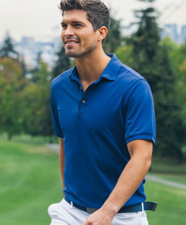 Pánske jednofarebné funkčné polo Virtue solid Cutter & Buck