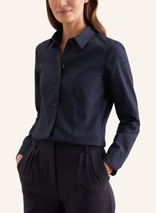 Dámska košeľa Regular fit s dlhým rukávom Seidensticker Navy