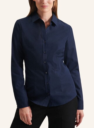 Dámska košeľa Slim fit s dlhým rukávom Seidensticker Navy