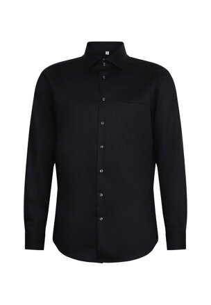 Seidensticker pánska čierna Regular fit košeľa Cover Easy Care