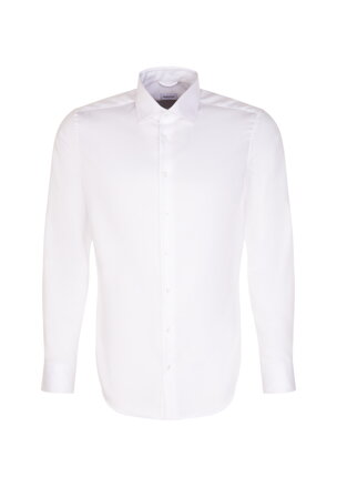 Seidensticker pánska biela slim fit košeľa Cover Easy Care