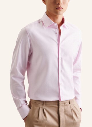 Seidensticker pánska ružová slim fit košeľa Cover Easy Care