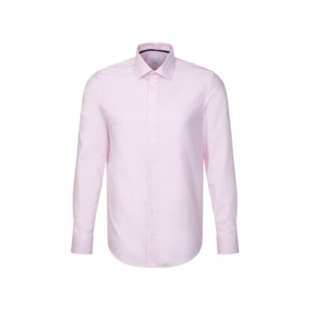 Pánska tenká nežehlivá košeľa svetlo ružovej farby Seidensticker