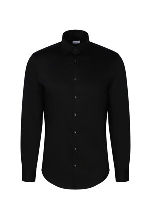 Seidensticker pánska čierna Shaped fit košeľa Cover Easy Care