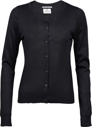 Dámsky cardigan okrúhly výstrih merino vlna