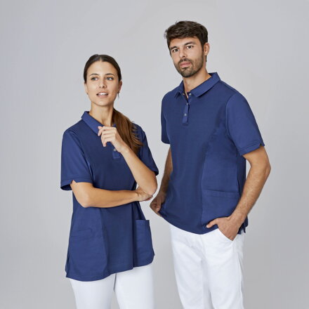 Zdravotnícka unisex polokošeľa s krátkym rukávom Exner