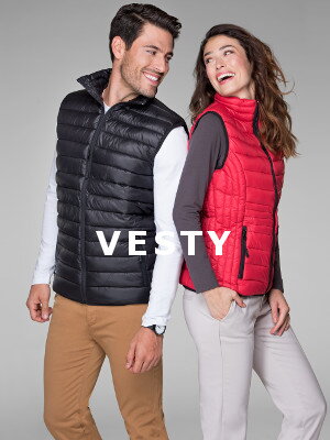 Prošívané vesty, softshell vesty pre mužov a ženy