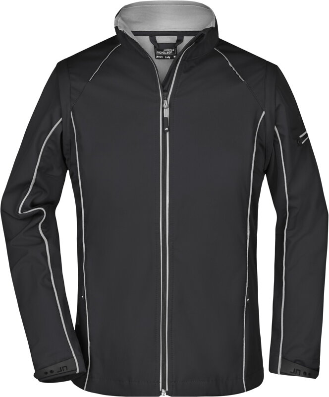 Dámská 3-vrstvá softshell bunda s odepínacími rukávy (5.000mm vodní sloupec) Dámská 3-vrstvá softshell bunda s odepínacími rukávy (5.000mm vodní sloupec)