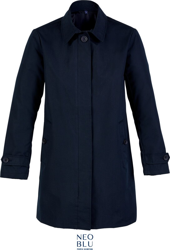 Dámský elegantní přechodový kabát Neo Blu