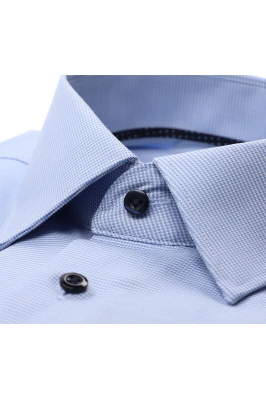 ETERNA Modern fit pánska košeľa modrá Non Iron 100% bavlna