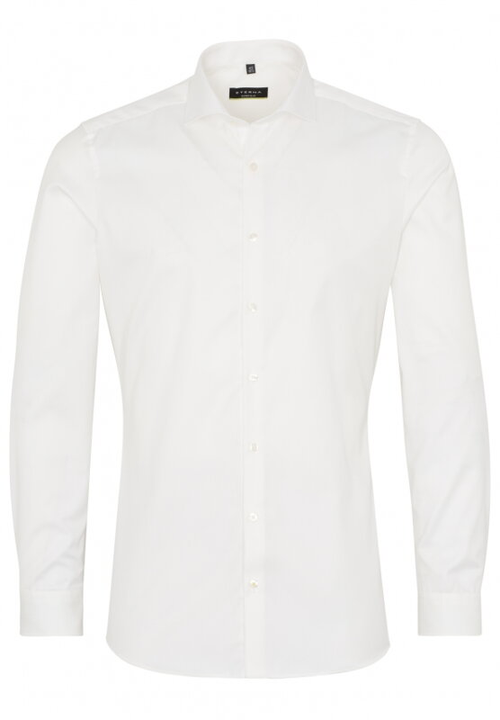 Svadobná ETERNA Super Slim fit Champagne nie presvitajúca košeľa dlhý rukáv Non Iron