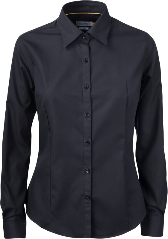 J. Harvest & Frost dámska nežehlivá košeľa s dlhým rukávom čierna Regular