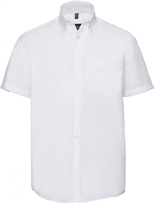 Pánska košeľa Button-down krátky rukáv Russell Easy Care Pánska košeľa Button-down krátky rukáv Russell Easy Care