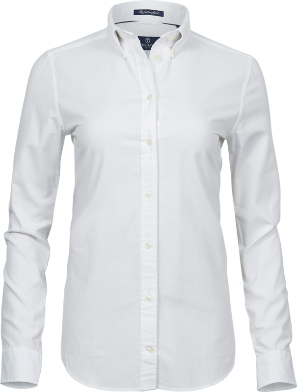 Dámska Oxford košeľa jednofarebná Button-down