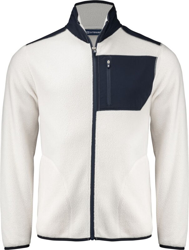 Cutter&Buck hrejivá pánska flísová bunda na zips Cascade Sherpa Cutter&Buck hrejivá pánska flísová bunda na zips Cascade Sherpa