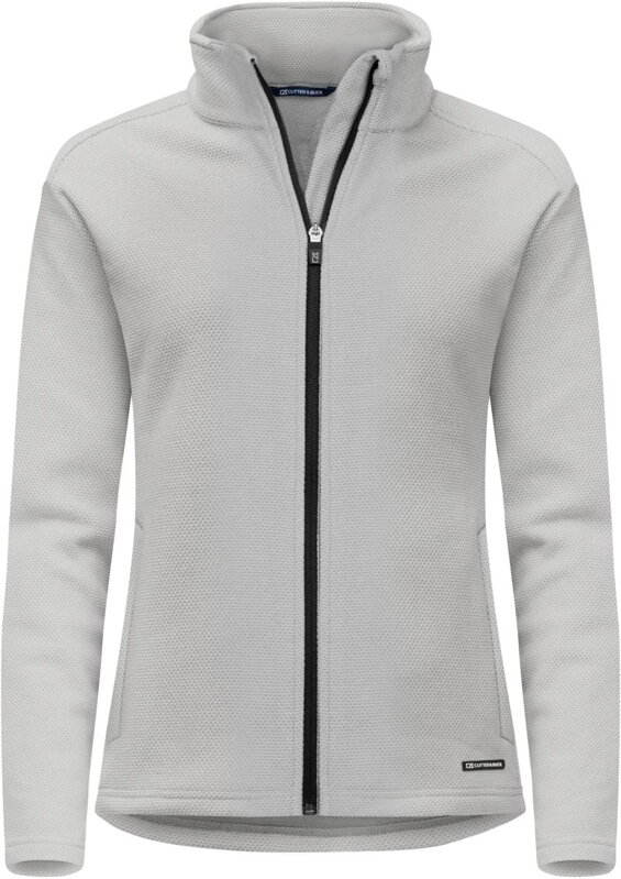 Dámska flísová celoprepínací mikina na zips Hunts Cutter&Buck