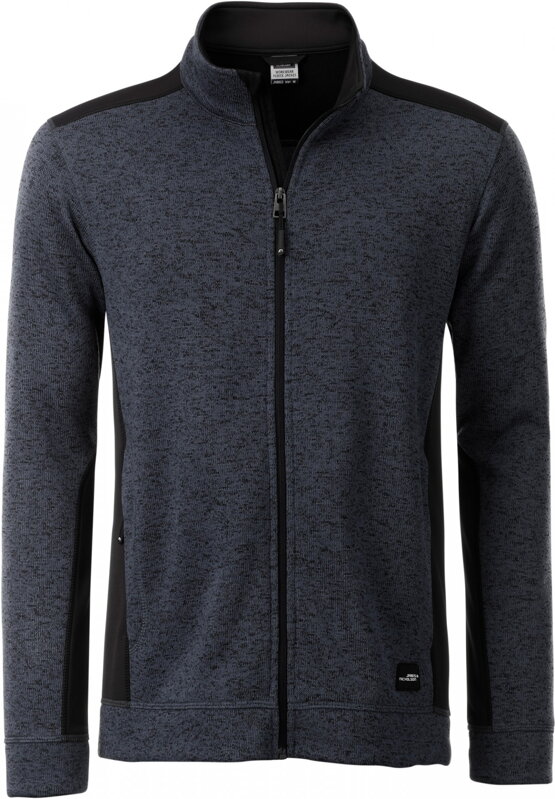 Pánska záťažová bunda z pleteného fleece & softshellové vklady pre dlhšiu životnosť Pánska záťažová bunda z pleteného fleece & softshellové vklady pre dlhšiu životnosť
