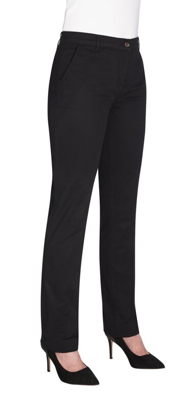 Dámske chinos nohavice Liberty Slim fit elastické Brook Taverner - Nezakončená dĺžka 91 cm