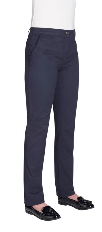 Dámske chinos nohavice Liberty Slim fit elastické Brook Taverner - Nezakončená dĺžka 91 cm