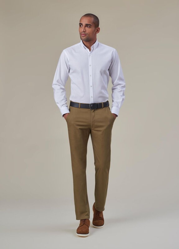 Pánske elegantné chino Miami Slim Fit Brook Taverner Bežná dĺžka 80 cm Pánske elegantné chino Miami Slim Fit Brook Taverner Bežná dĺžka 80 cm