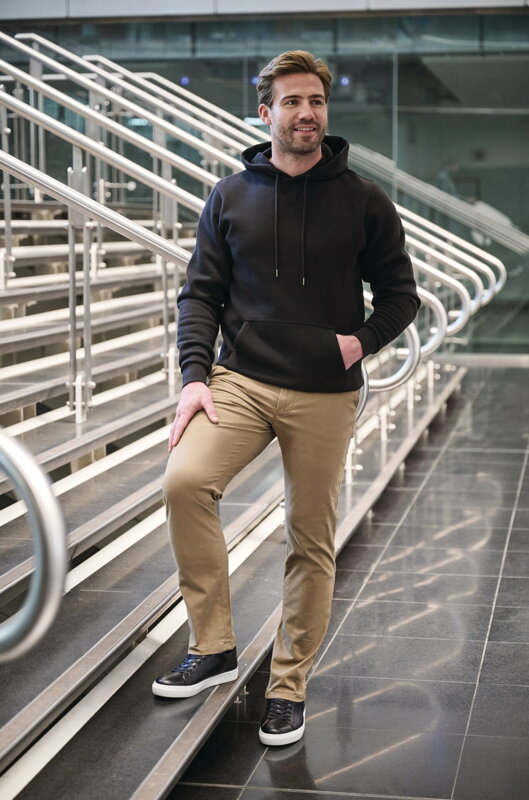 Pánske elastické Chino Leo Slim Fit Brook Taverner - Bežná dĺžka 80 cm Pánske elastické Chino Leo Slim Fit Brook Taverner - Bežná dĺžka 80 cm