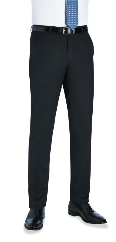Pánske nohavice k obleku Holbeck Slim Fit Brook Taverner - Skrátená dĺžka 75 cm