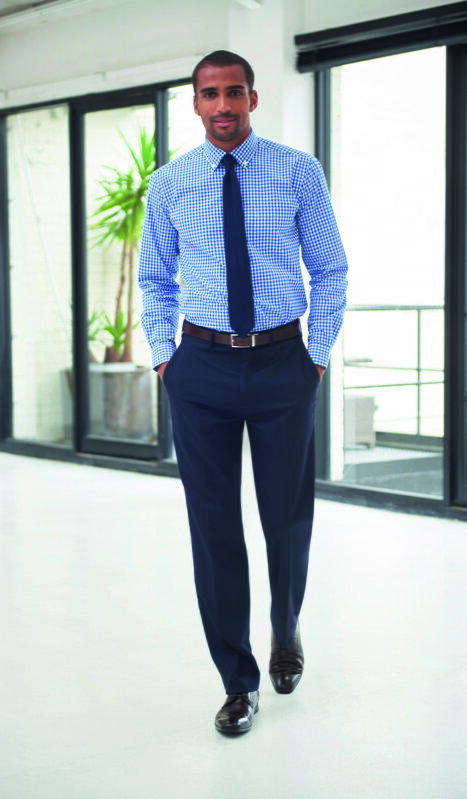 Pánské kalhoty k obleku Phoenix Tailored Fit Brook Taverner - Nezakončená délka 91,5 cm