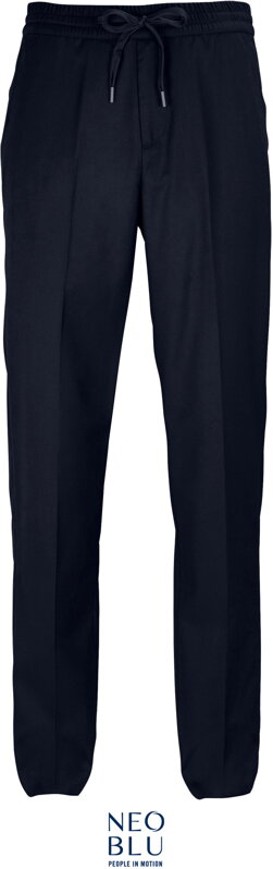 Pánske casual oblekové nohavice Germanin Neo Blu