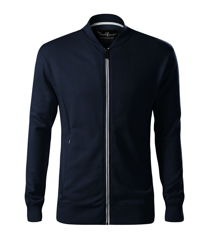 Pánska mikina na zips s elegantným golierom Pánska mikina na zips s elegantným golierom