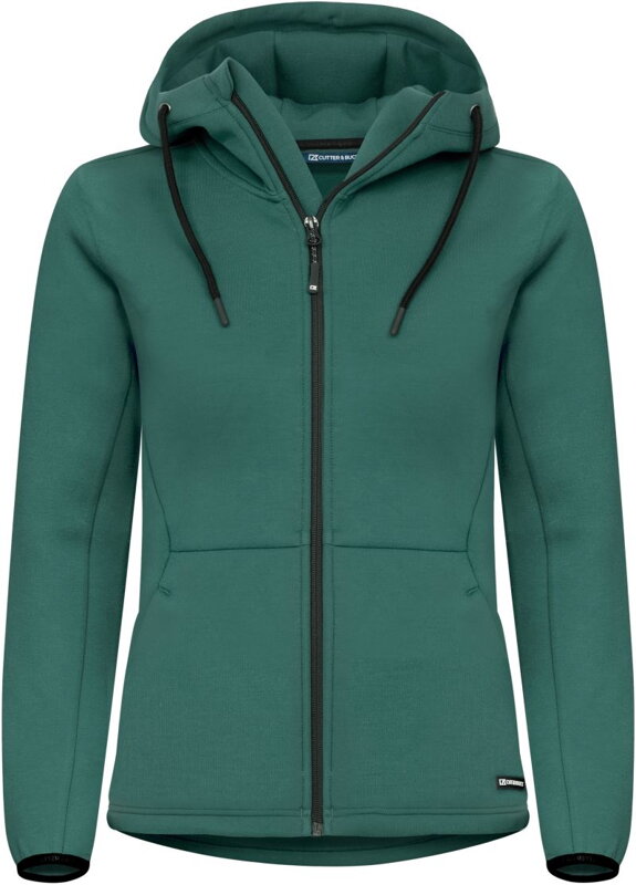 Dámska mikina na zips s kapucňou Pemberton Cutter & Buck
