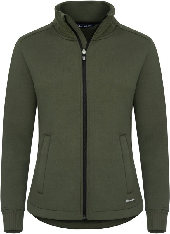 Dámska mikina na zips so stojačikom Pemberton Cutter&Buck