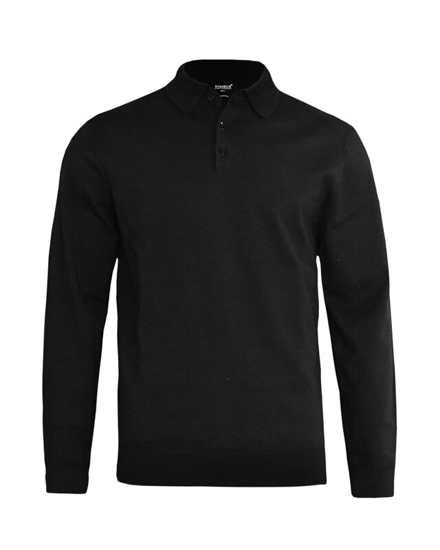 Pánsky elegantný polo sveter s dlhým rukávom Brighton Nimbus