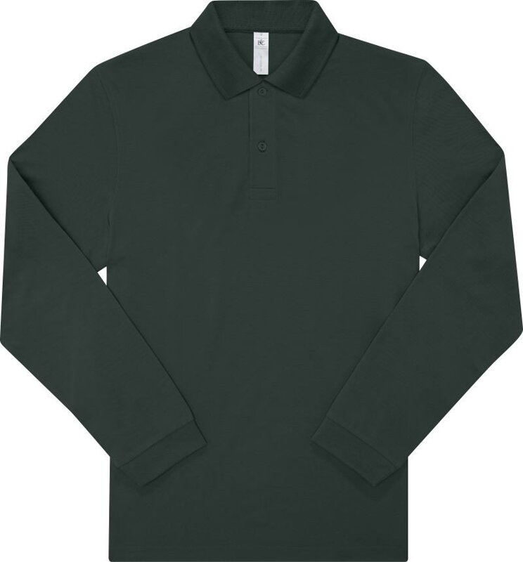 Pánske piqué polo s dlhým rukávom B&C Pánske piqué polo s dlhým rukávom B&C