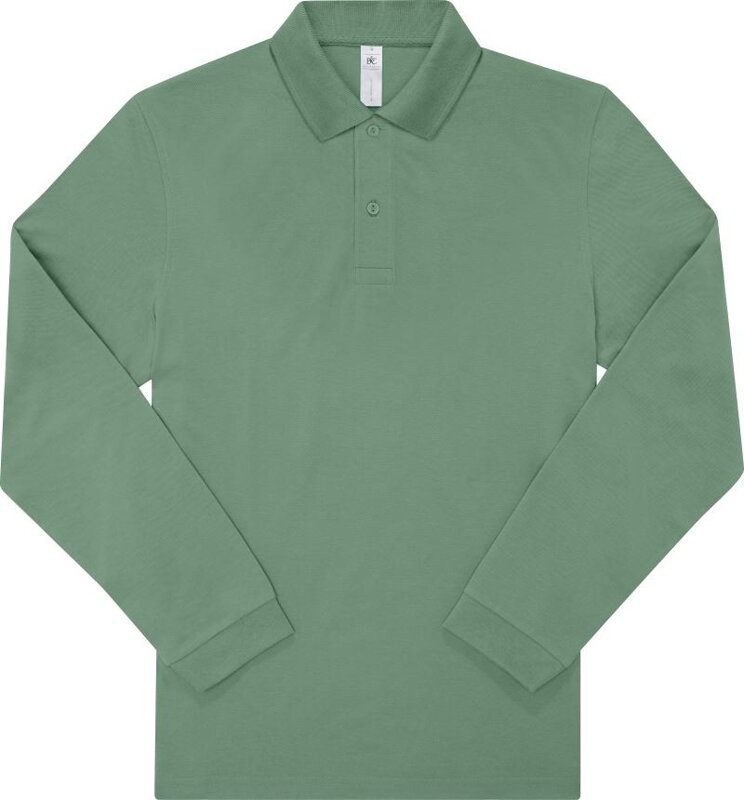 Pánske bavlnené piqué polo s dlhým rukávom 210 B&C Pánske bavlnené piqué polo s dlhým rukávom 210 B&C