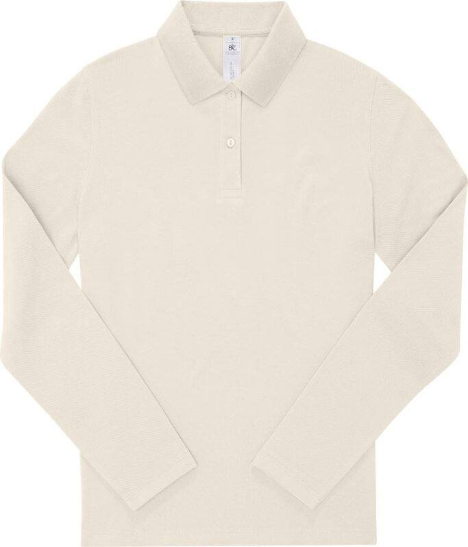 Dámske piqué polo s dlhým rukávom B&C Dámske piqué polo s dlhým rukávom B&C