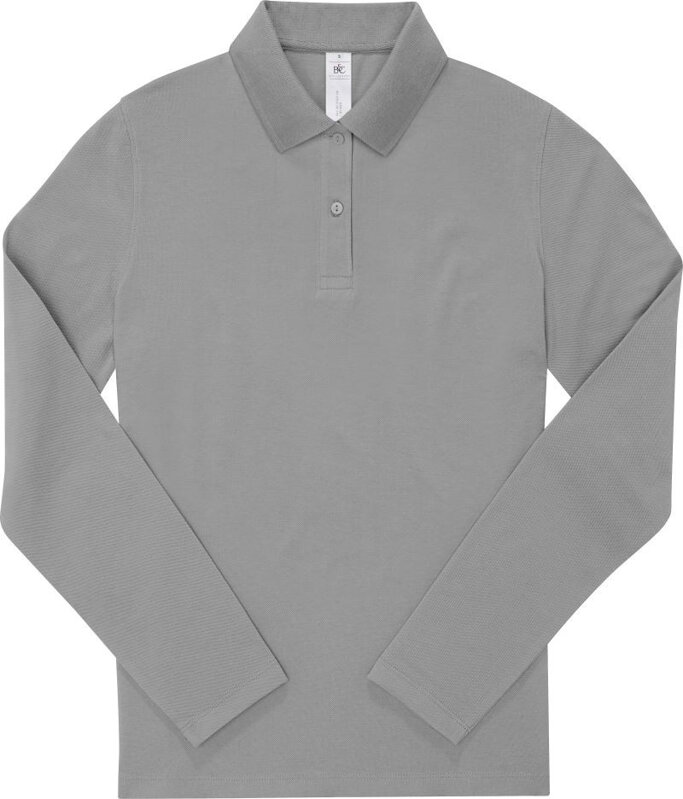 Dámske piqué polo s dlhým rukávom B&C Dámske piqué polo s dlhým rukávom B&C