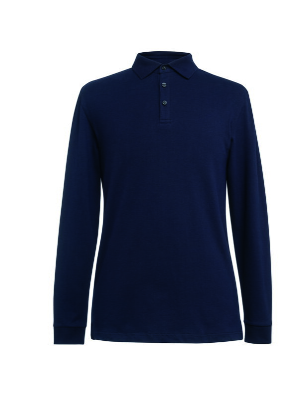 Pánske polo Frederick z prémiovej bavlny s dlhým rukávom Brook Taverner Pánske polo Frederick z prémiovej bavlny s dlhým rukávom Brook Taverner