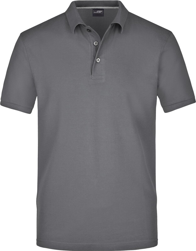 Pánske piqué polo z pima 3 gombíky krátky rukáv James Nicholson Pánske piqué polo z pima 3 gombíky krátky rukáv James Nicholson