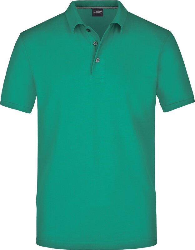 Pánske piqué polo z pima 3 gombíky krátky rukáv James Nicholson Pánske piqué polo z pima 3 gombíky krátky rukáv James Nicholson