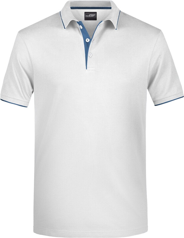 Pánske piqué polo s légou v kontraste & prúžkom 100% česaná bavlna James Nicholson Pánske piqué polo s légou v kontraste & prúžkom 100% česaná bavlna James Nicholson