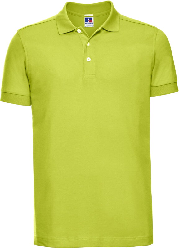 Russell pánske elastické polo bavlna & Lycra® dlhší strih Slim fit