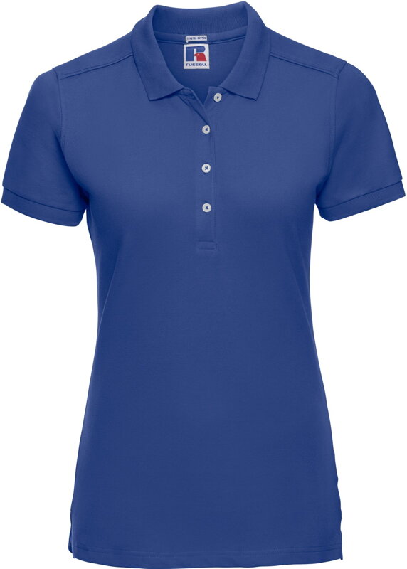 Russell dámske elastické polo bavlna & Lycra® dlhší strih Slim fit Russell dámske elastické polo bavlna & Lycra® dlhší strih Slim fit