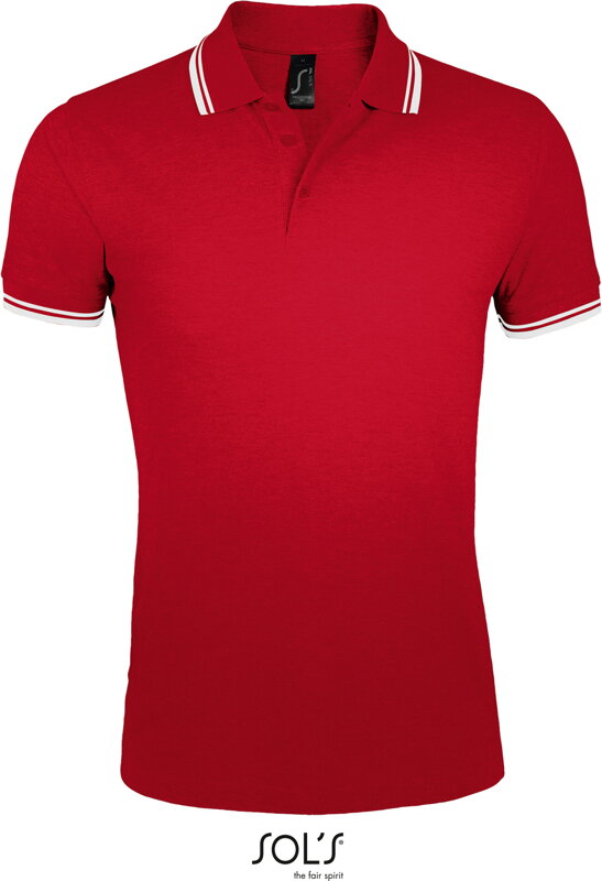 Pánske bavlnené polo s kontrastným golierom SOL'S Pánske bavlnené polo s kontrastným golierom SOL'S