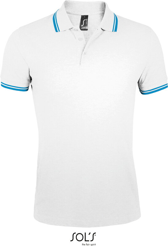 Pánske bavlnené polo s kontrastným golierom SOL'S Pánske bavlnené polo s kontrastným golierom SOL'S