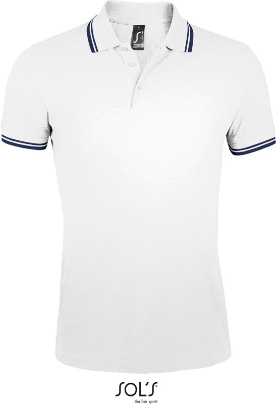 Pánske bavlnené polo s kontrastným golierom SOL'S Pánske bavlnené polo s kontrastným golierom SOL'S