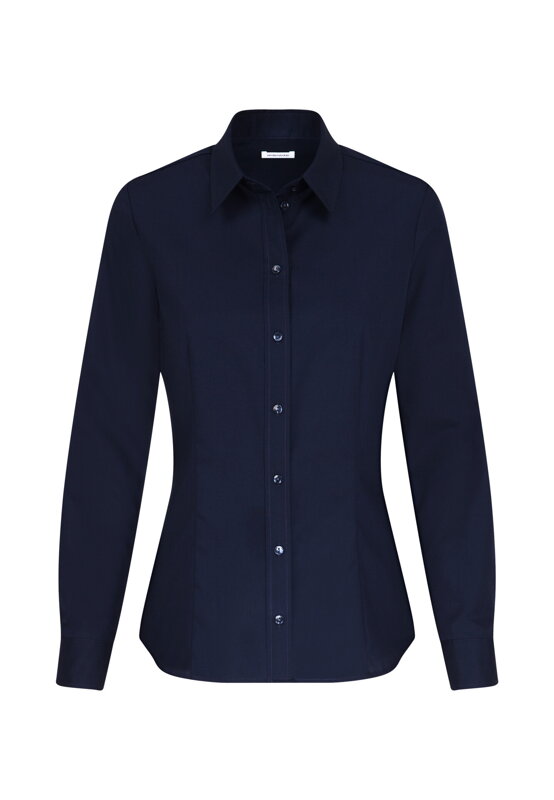 Dámska košeľa Regular fit s dlhým rukávom Seidensticker Navy