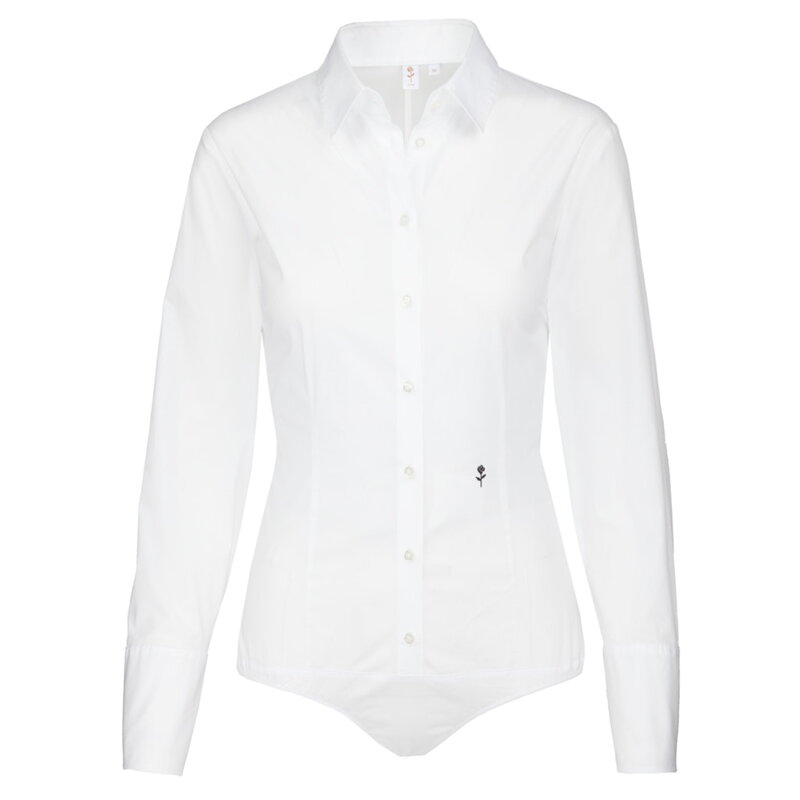 Dámská nežehlivá body blůza bílá Slim fit s dlouhým rukávem Seidensticker Dámská nežehlivá body blůza bílá Slim fit s dlouhým rukávem Seidensticker
