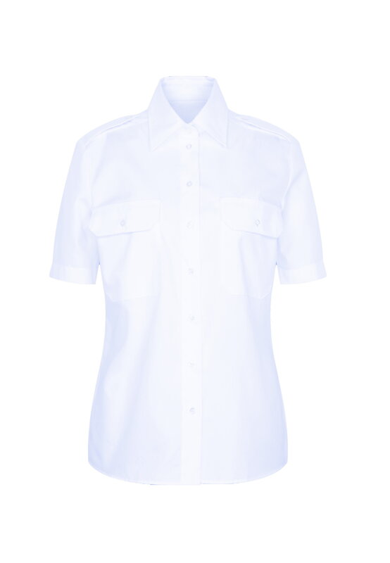 Dámska pilotka slim fit s krátkym rukávom v modrej farbe 100% bavlna Seidensticker Dámska pilotka slim fit s krátkym rukávom v modrej farbe 100% bavlna Seidensticker