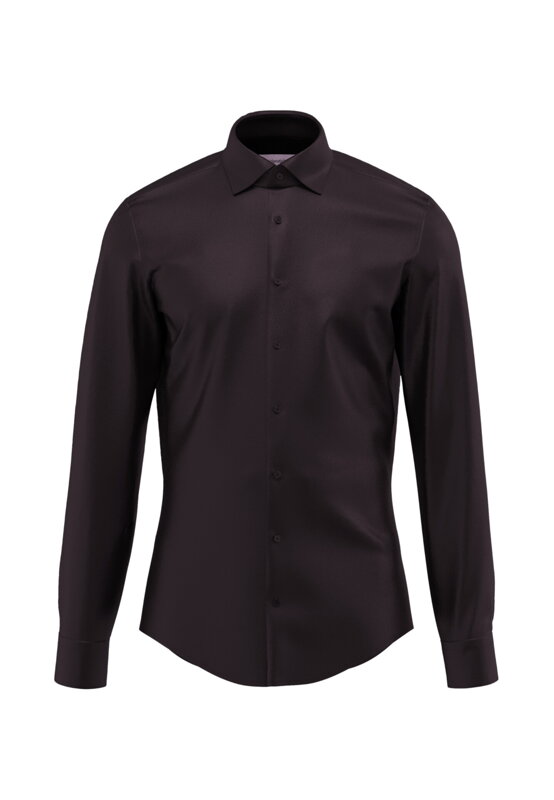 Seidensticker luxusná pánska čierna Slim fit košeľa Cover Easy Care satén